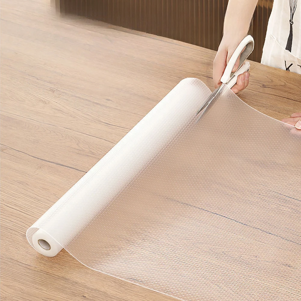EVA Cabinet Mat Cabinet Liner Reusable Drawer Liners Non-slip Refrigerator Mat Fridge Waterproof Moisture-proof Drawer