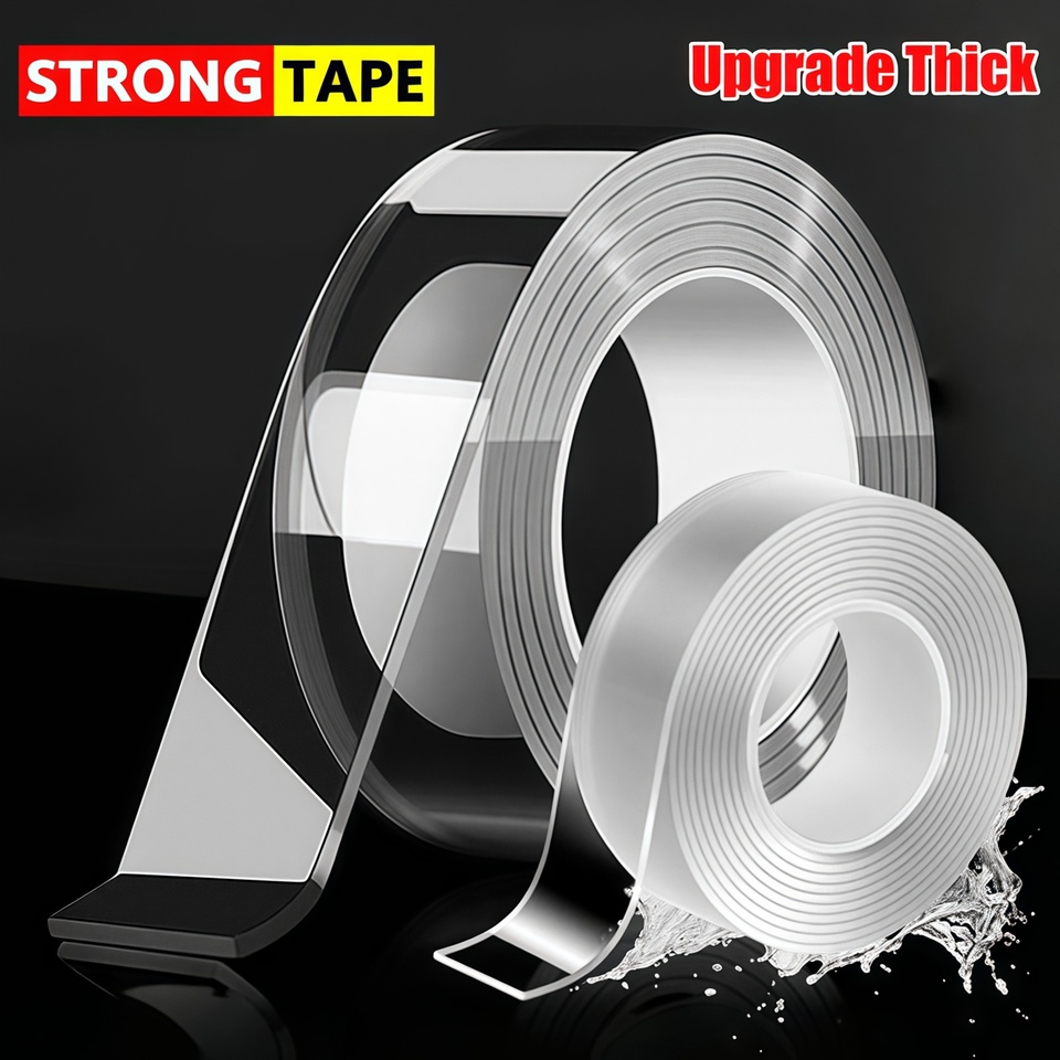 Tape Super Strong Double Sided Tape Strong Adhesive Non-slip Tape Waterproof Transparent Tape For Kitchen Bathroom