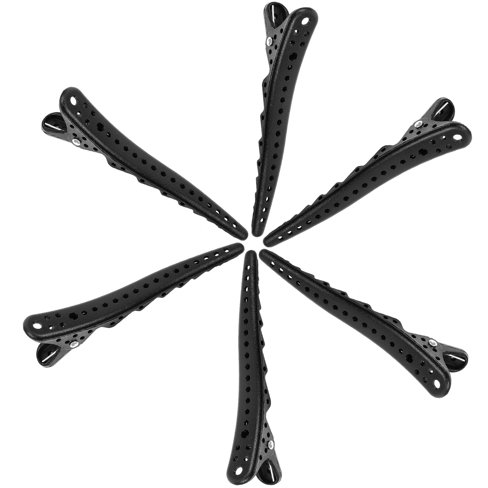 6 Pcs Partition Clips Hair Pins Barber Make up for Abs Styling Sectioning Hairstylist Grips
