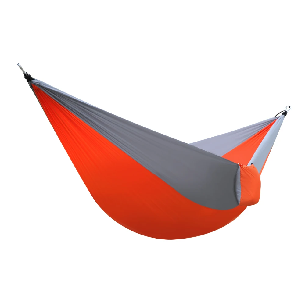 

260*140cm Double Hammock Outdoor Survival Camping Portable Hammock Leisure Patio Nylon Swing Garden Terrace Large Traveling