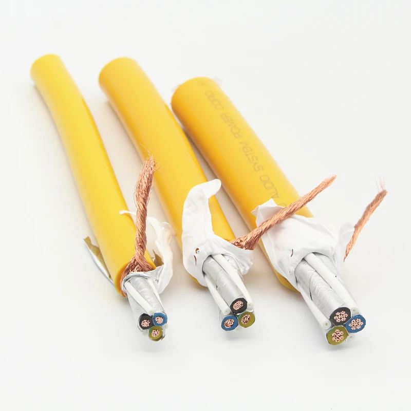 Grey Knight Energy Audiophile 19Mm/17Mm/13Mm Hifi Occ Cavo Di Alimentazione Cd/Iec Player Amplificatore Cavo Di Alimentazione Ca Cavo Di Alimentazione