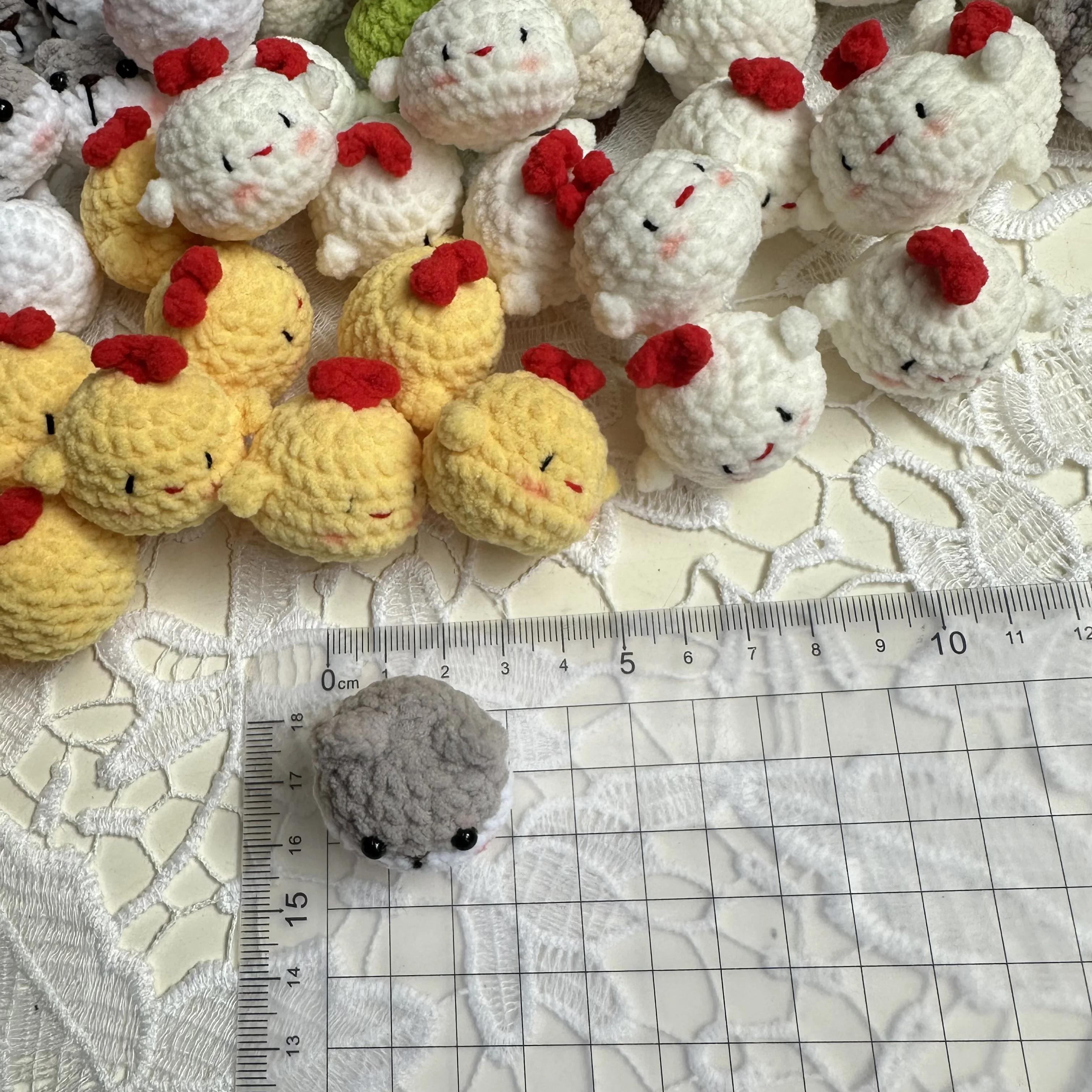 Mini Crochet Animal Keychain – Bunny, Chick, Cat, Dog & More