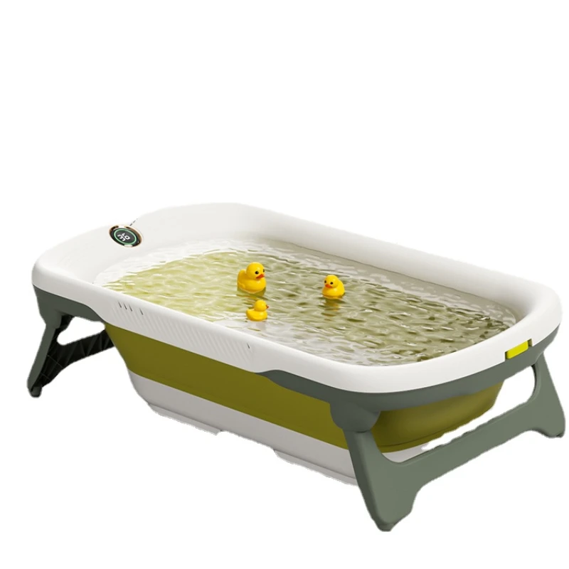 

Yy Baby Bathtub Large Foldable Bathtub Sitting and Lying Bath Bucket