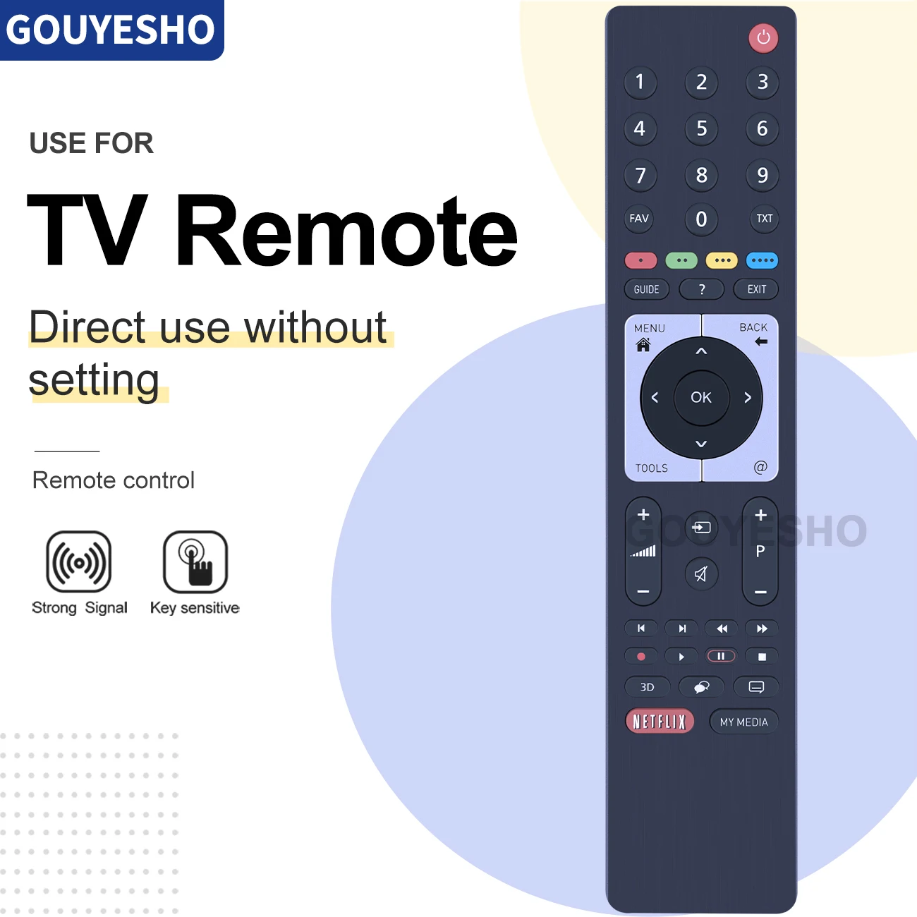 

New Remote control RC3304801/01 TS3187R-1 TS3187R-2 -4 RC3214811/01 3139 238 30231 For GRUNDIG TV BEKO B32L5845