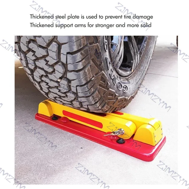 Car Parking Space Lock with Thickened Anti-collision Triangular Parking Space Occupancy Lock，A parking space lock 3