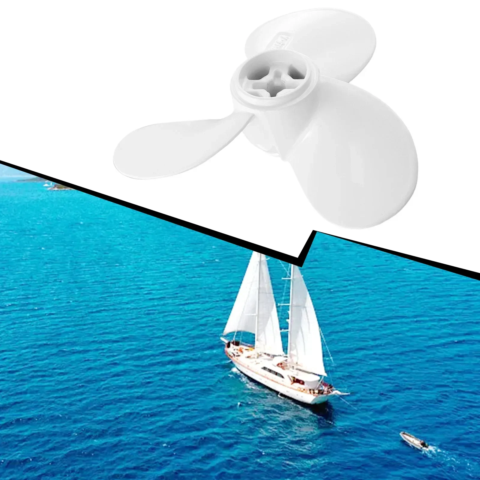 Marine Propeller Outboard motor propeller aluminum alloy 3 leaves 7 1/4 5-A Boat Accessories For HANGKAI 3.5hp For Yamah 2 horsepower