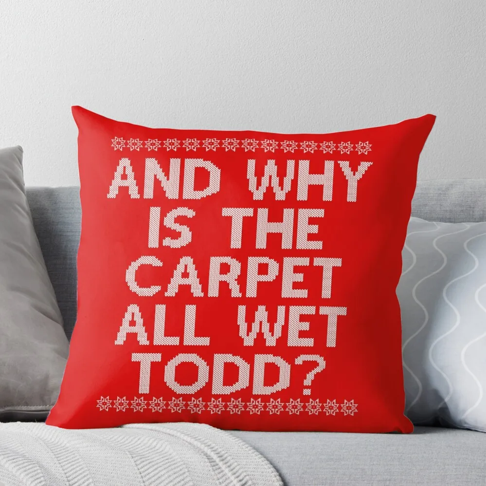 

And WHY is the carpet all wet TODD Throw Pillow Decorative Sofa Cushion Decorative Cushion Decorative Cushions