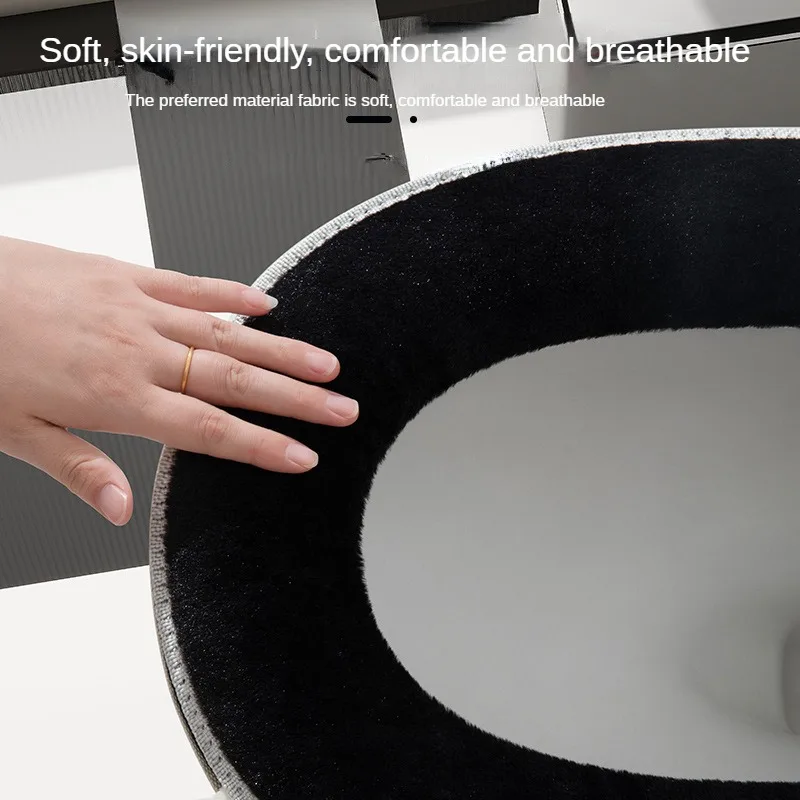 Cute Panda Toilet Seat Home Four Seasons Universal Winter warm Closestool Cushion Zipper sofa Toilet Seat pad mats potty covers 2