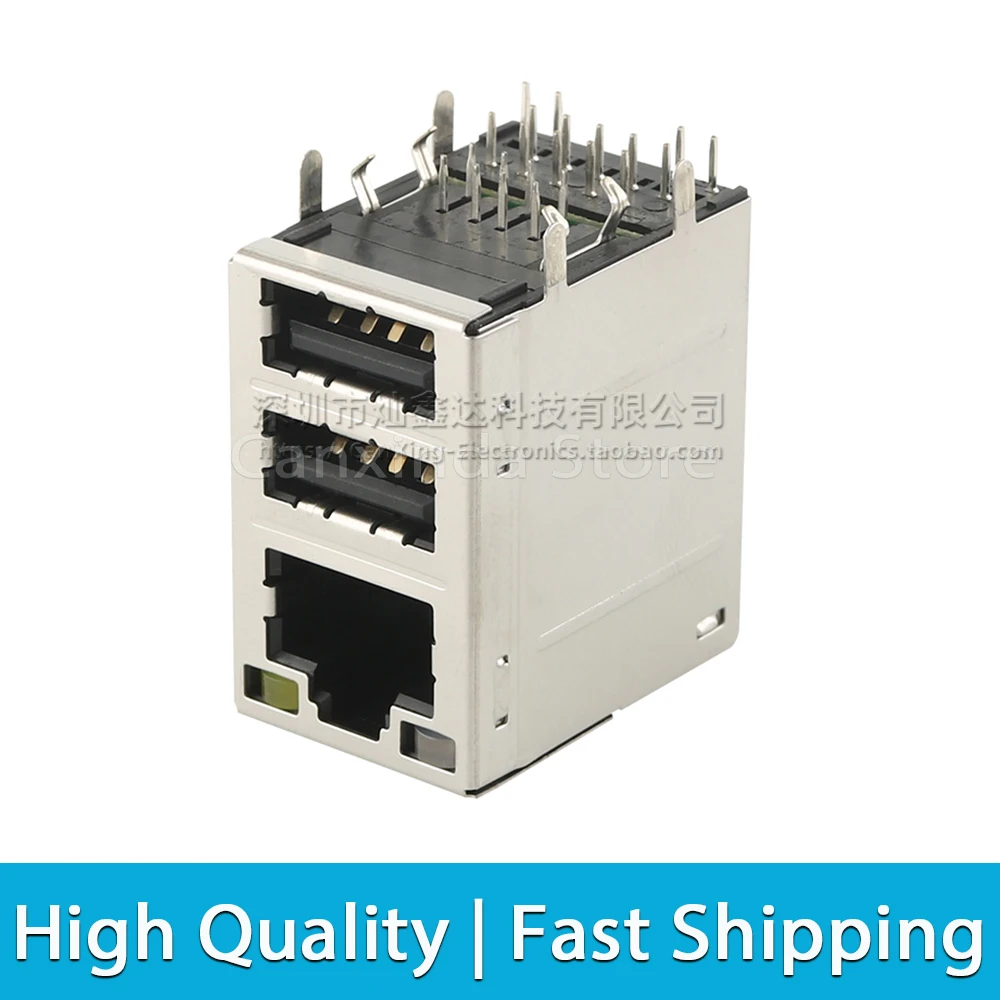 RUZ-161A01GA RUZ 161A01GA RJ45 잭 커넥터, 기가비트 이더넷 인터페이스, 네트워크 변압기, USB 마그네틱 LED 1000 베이스-T, 5 개