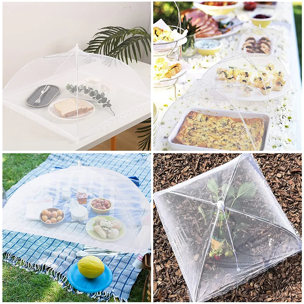 Food Cover Portable Foldable Table Food Covers Household Umbrella Picnic Barbecue Party Anti Mosquito Fly