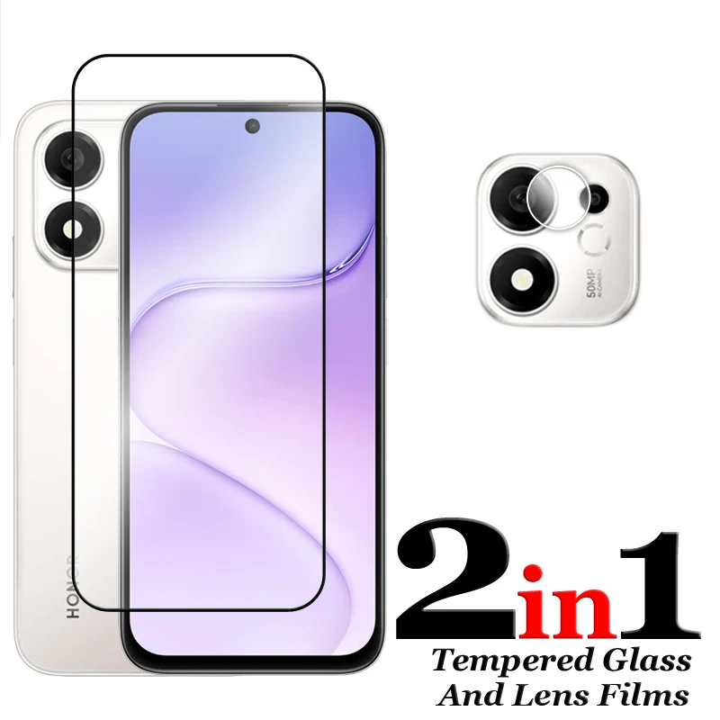 All-in-One Premium Screen Protector Set for Smartphones - Full Coverage Tempered Glass and Lens Film