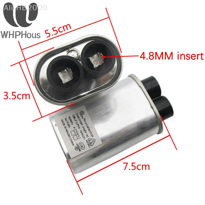 1Pc Nieuw Voor Magnetroncondensatoronderdelen 0.85Uf/0.9Uf/0.95Uf/1.05Uf/1.08Uf Magnetron Hoogspanningscondensator