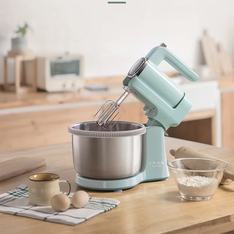 DDQ-B03V1 Electric Whisk 4L Household Small Desktop Whisk 220V Automatic Cream Whisk 300W Kneading Mixer 6