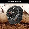 DA03 Smart Watch Men 1.85 Inch HD Bluetooth Call AI Voice Heart Monitor Sports Fitness Tracker 710mAh Outdoor Smartwatch 3