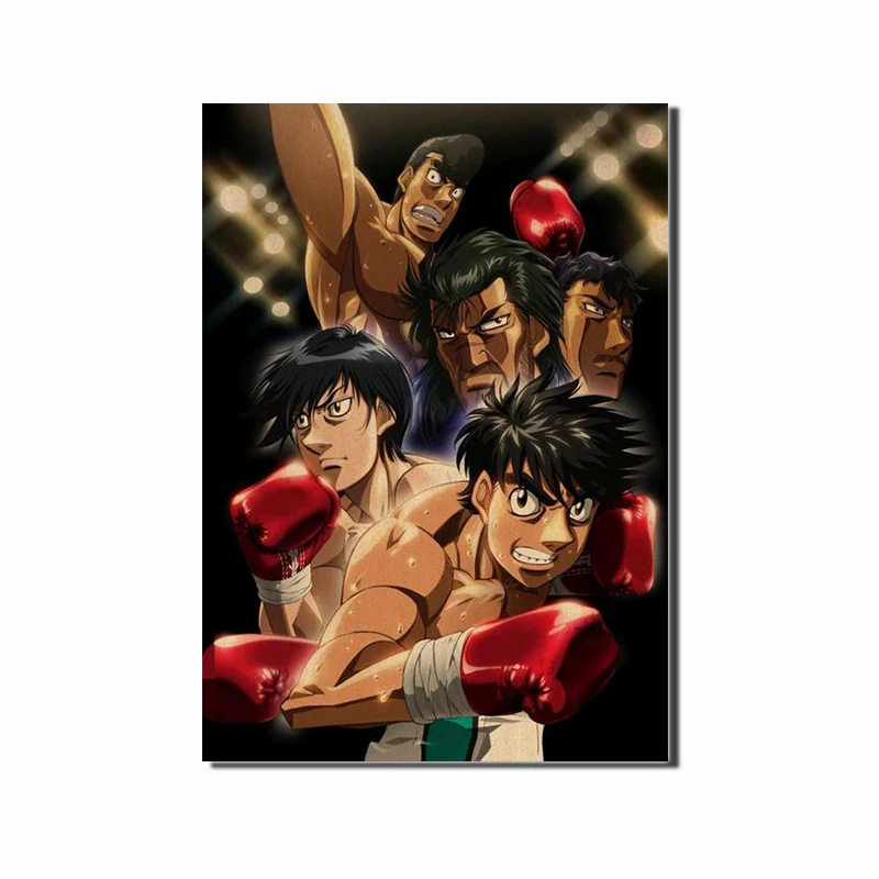 Japão Dos Desenhos Animados Anime Hajime no Ippo Personagens Imagens Para  Sala de estar Comic Art Home Wall Decor Pintura Canvas Print Posters -  AliExpress