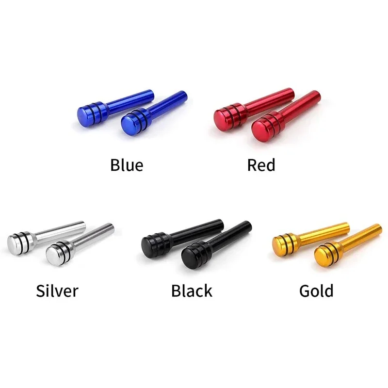 Car Door Lift Button Locking Pins Universal Car Security Door Lock Pins Aluminum Alloy Knob Auto Interior Accessories 2/4Pcs