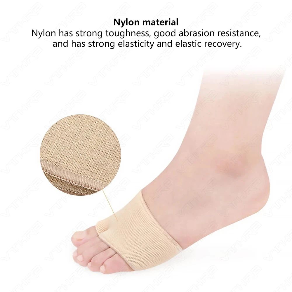 Women and Men Forefoot Pad For Ball Metatarsal Pads Foot Pain Relief Insoles Half Sock Support Soft Gel Foot Cushion 2pcs
