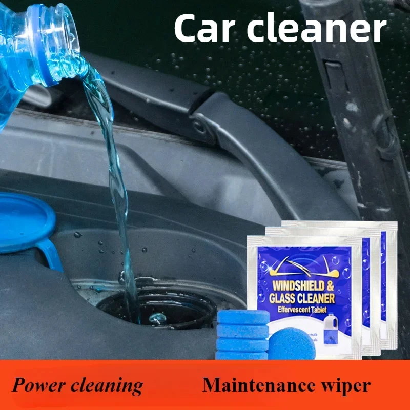 Glass Water Car Effervescent Film Wiper Solid Concentrate Car Cleaner Strong Effective Cleaning Wiper Four Seasons Universal glass cleaner