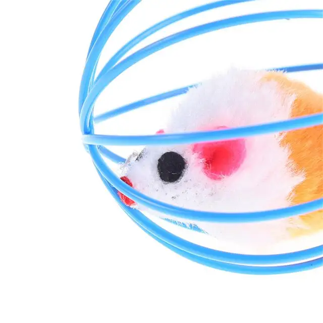 1pc Cat Toy Stick Feather Wand With Bell Mouse Cage Toys Plastic Artificial Colorful Cat Teaser Toy Pet Supplies Random Color 3
