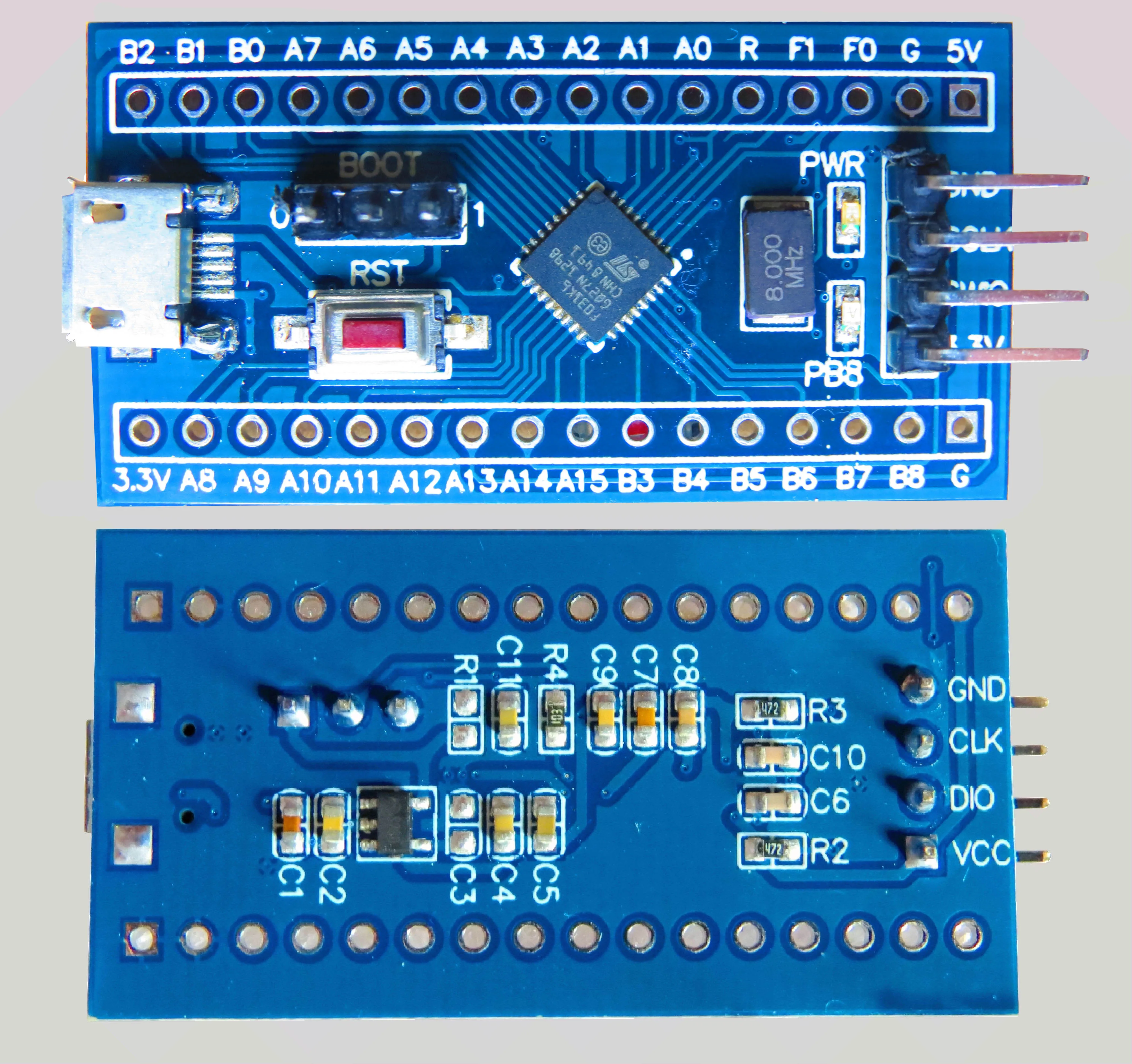 

Системная плата низкой мощности Stm32f031k6u6, новая минимальная системная макетная плата Stm32f031