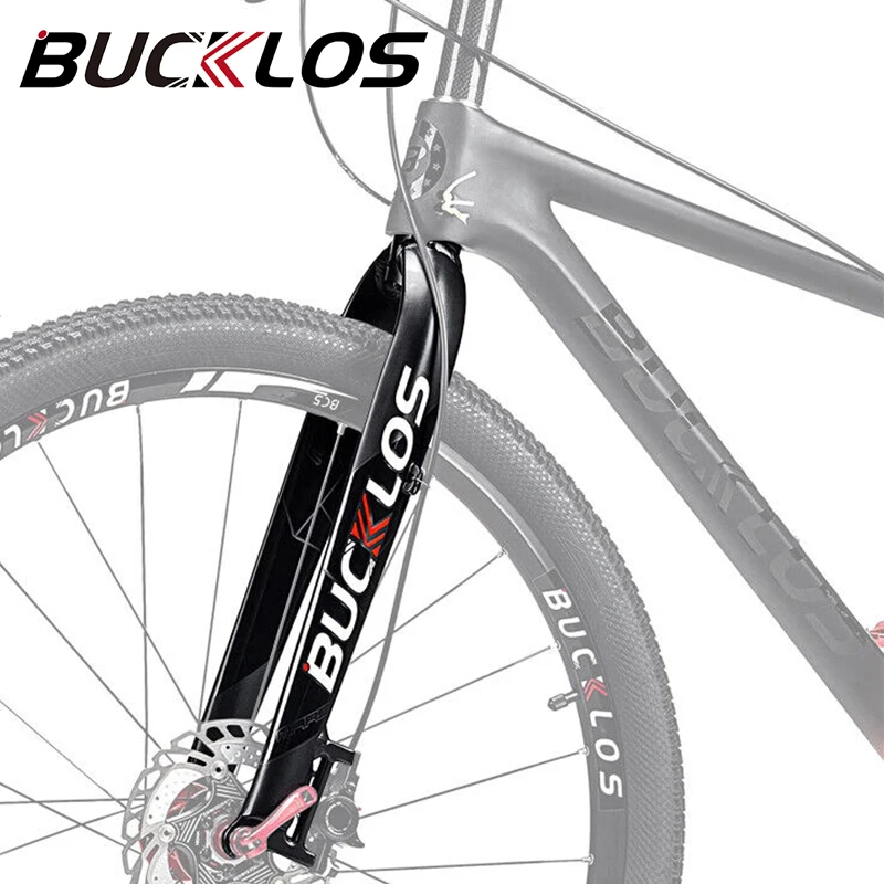 

BUCKLOS Mountain Bike Fork 26" 27.5er 29inch MTB Fork 1-1/8" Disc Brake Rigid Fork Quick Release 9mm Straight Tube Bicycle Forks