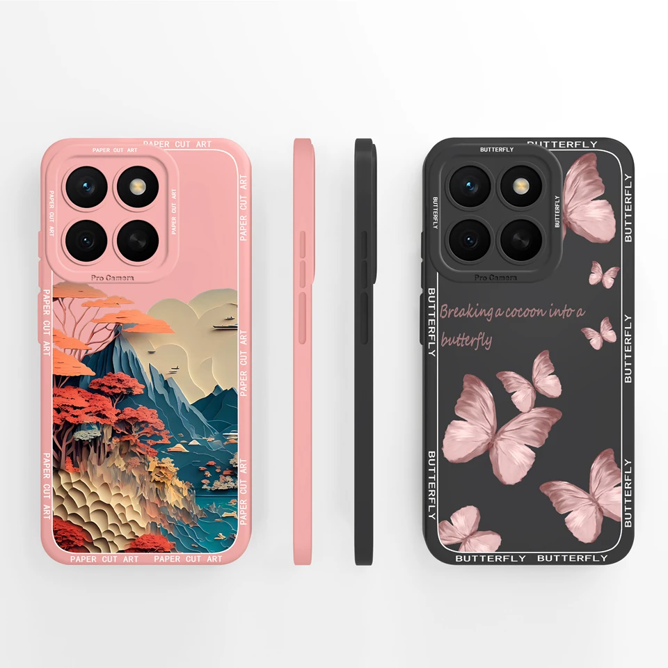 Daisy Star Liquid Silicone Anti-Fall Back Cover