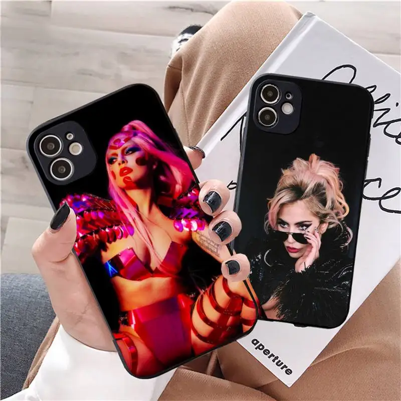 Чехол для телефона lady gaga с певицей iphone 12 11 13 7 8 6 s plus x xs xr pro max mini shell | Мобильные
