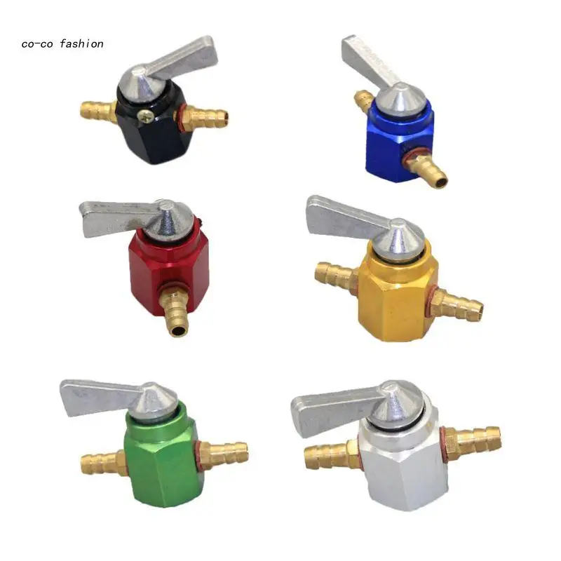 517B Universal 6mm 8mm In Line Petrol / Fuel Tap Motorcycle On OFF
