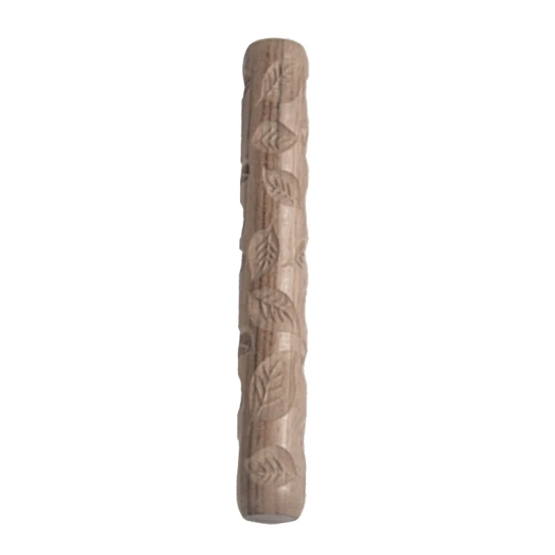 Wooden Texture Mud Pressed Roller Pattern Roller Rod Embossed Rolling Pin Ceramic Pottery Art