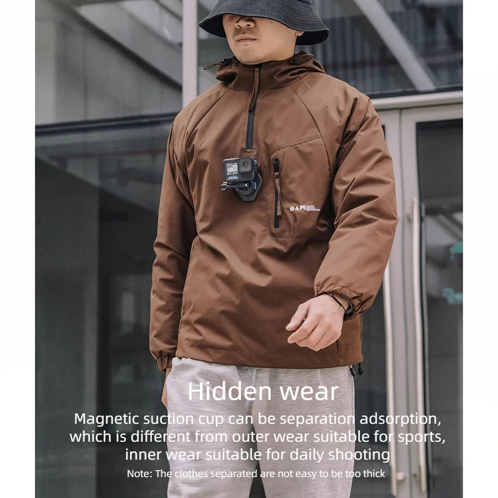 حزام صدر غير مرئي مغناطيسي مزدوج حامل شفط سريع الإ...