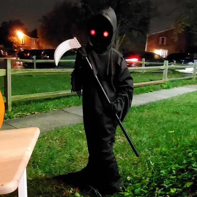 Costume Halloween Mietitore Per Bambino - Completo Con Falce