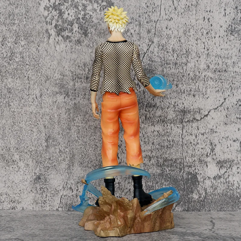 

28cm Anime Peripheral NARUTO Figurine Uzumaki Naruto Standing Posture PVC Action Figure Statue Model Collectible Toys Gifts
