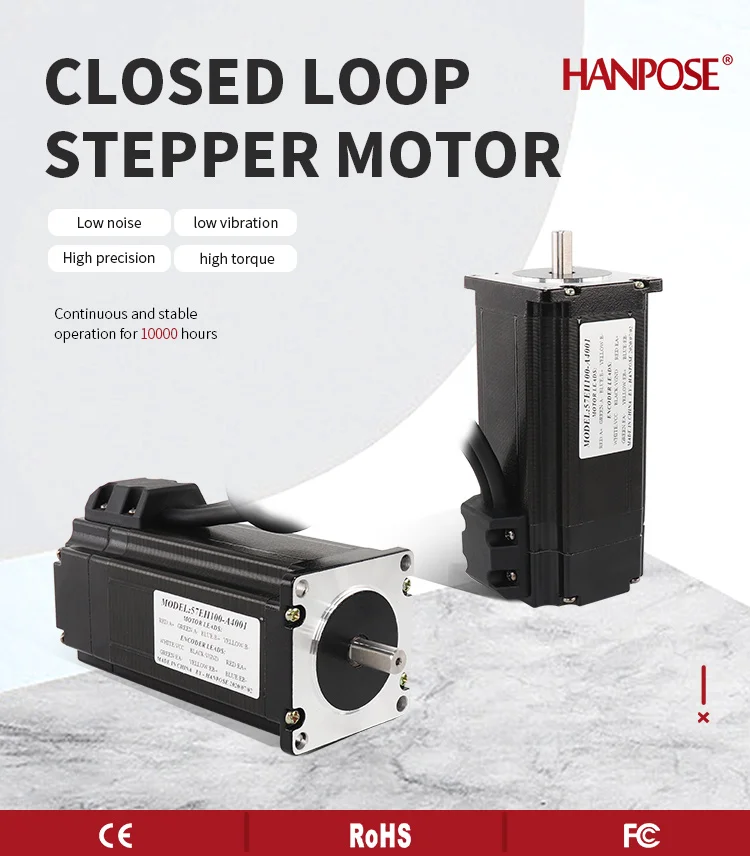 Description Picture 2 of itemClosed Loop Servo Driver 57EH100A4001 +CL57 Drive sets 4.0A 3.3N.m Stepper Motor 57x100mm for 3D printer accessories