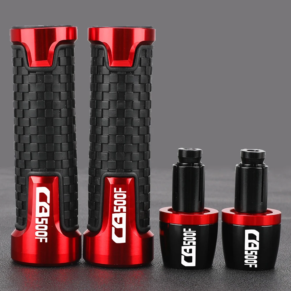 

For Honda CB500F CB500 F CB 500F 2013-2024 2023 2022 2021 2020 Motorcycle Handlebar Grips Bar Ends Cap Counterweight Plug Slide
