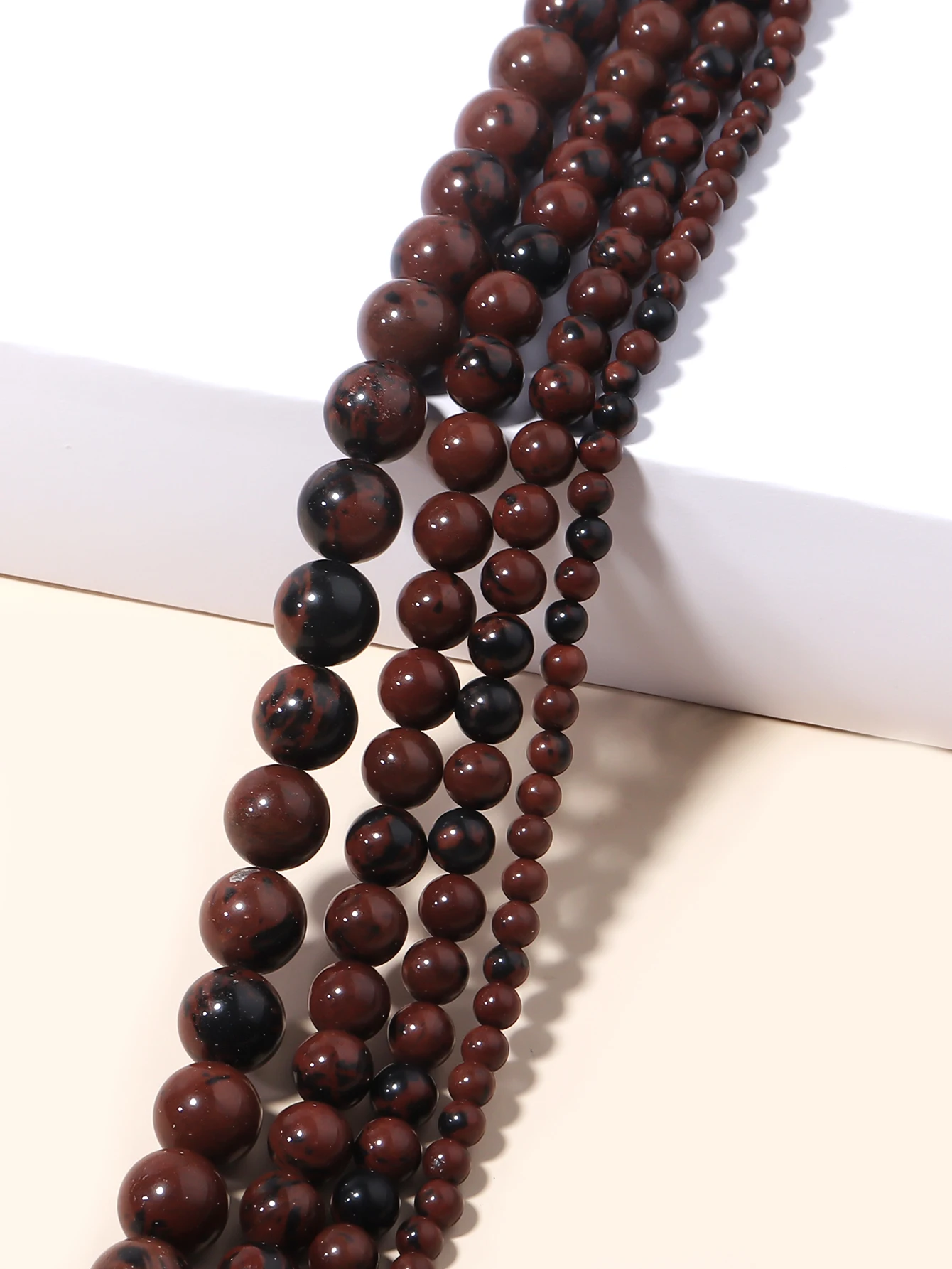 

Rttooas Rare Natural Gold Swan Stone Beads Round Smooth Mysterious Ancient Jewelry Bead Decoration Made Of Stone Beads 4-10mm