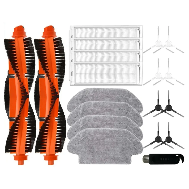 Per Xiaomi Mi Robot Vacuum Mop 2S / Mop P / Mop Pro/Muslimax/Muslimah Parts Spazzola Laterale Principale Filtro Hepa Mop Cloth