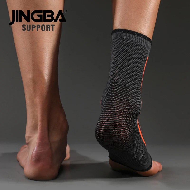 3D Compression Nylon Strap Belt Ankle Protector Football Ankle Support Basketball Brace Protective 1 PCS JINGBA SUPPORT ankle support