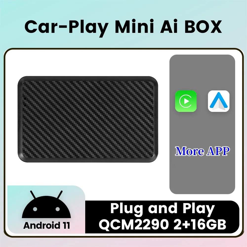 Universal Android 11.0 Mini Ai Tv Box Cablato A Wireless Apple Carplay Android Auto Adapter Plug And Play Support Youtube Netflix