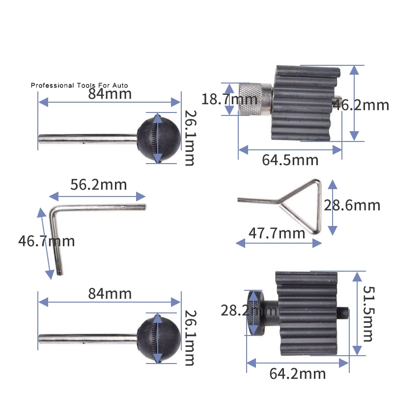 Paire De Broches De Verrouillage Pour Synchronisation Moteur Land Rover 200/300 Tdi – Changement Courroie Distribution A3188
