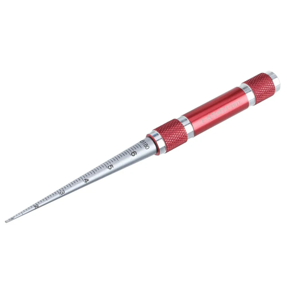 1?6.5mm 조리개 게이지 원뿔형 크롬 도금 탄소강 테이퍼형 구멍 자(자)용자(자)구 실버 내부 구멍 직경 측정 도구