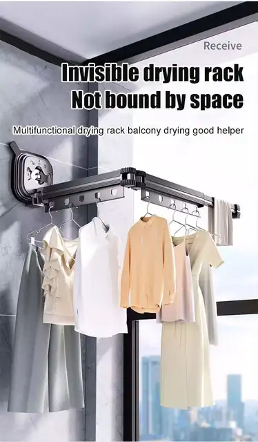 AEDILYS 63 inches Clothes Drying Rack, Stainless Steel Space Saving Drying  Rack, Foldable Laundry Rack, Silver - AliExpress