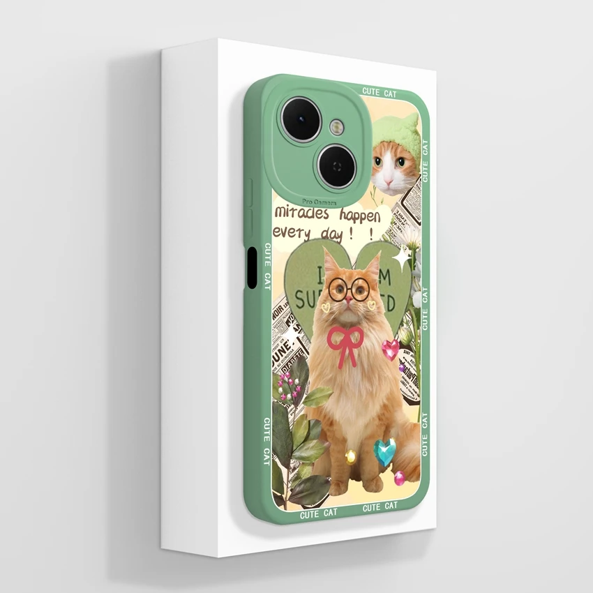 Cute Rabbit Shockproof Silicone Phone Case - Tecno Spark 40C