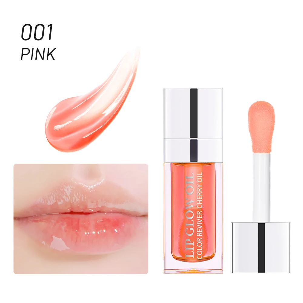 Crystal Jelly Lip Gloss 10Colors Moisturizing Plumping Clear Tinted Lip Plumper Lips Makeup Lip Oil Care