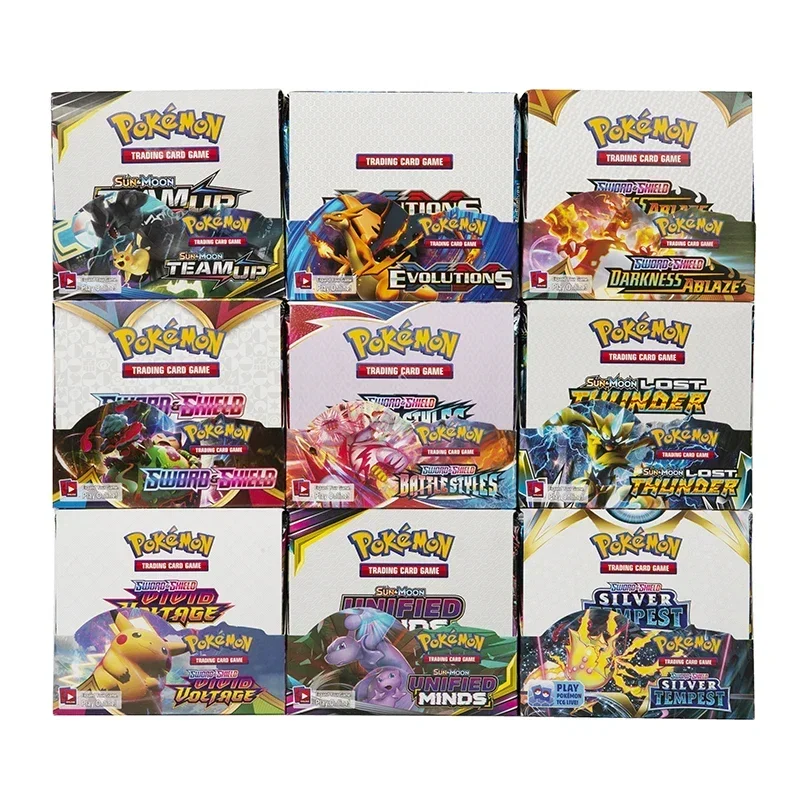 360Pcs Box Pokemon Card Shining Fates Style English Booster