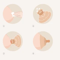 Silicone Nipple Protectors Feeding Mothers Nipple Shields Protection Cover Breastfeeding Mother Milk Silicone Nipple With Box 2
