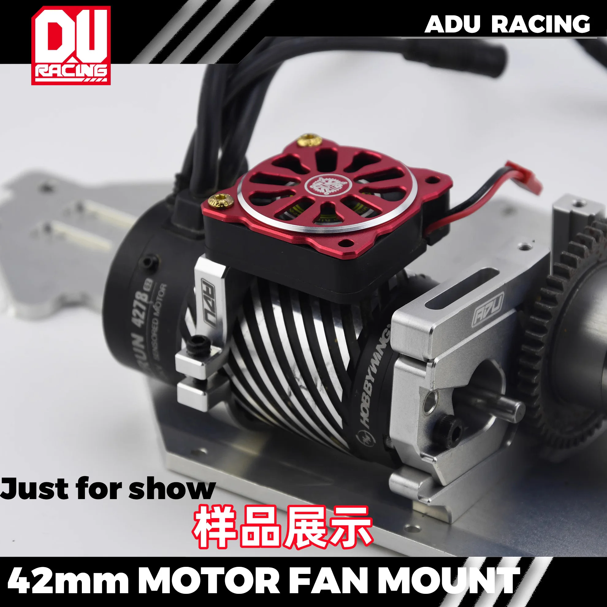 7075-T6 40mmx40mm Cooling Fan Ajustable Mount FOR 42MM MOTOR hobby wing rocket 4274 4268 4292 cooling fan adjustable mount