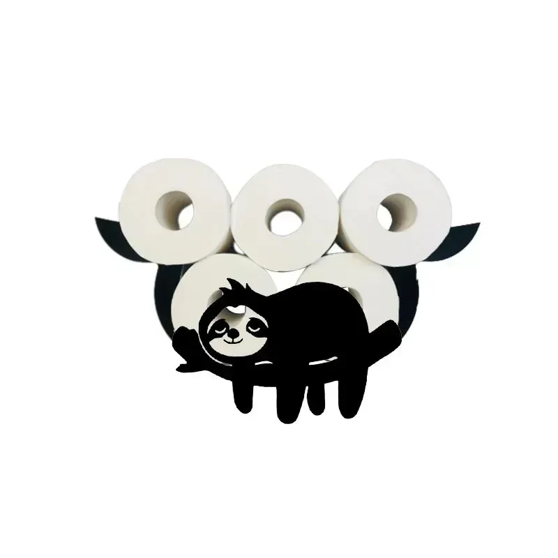 Toilet paper holder steel bathroom wall decoration kitchen paper holder storage towel roll home accessories