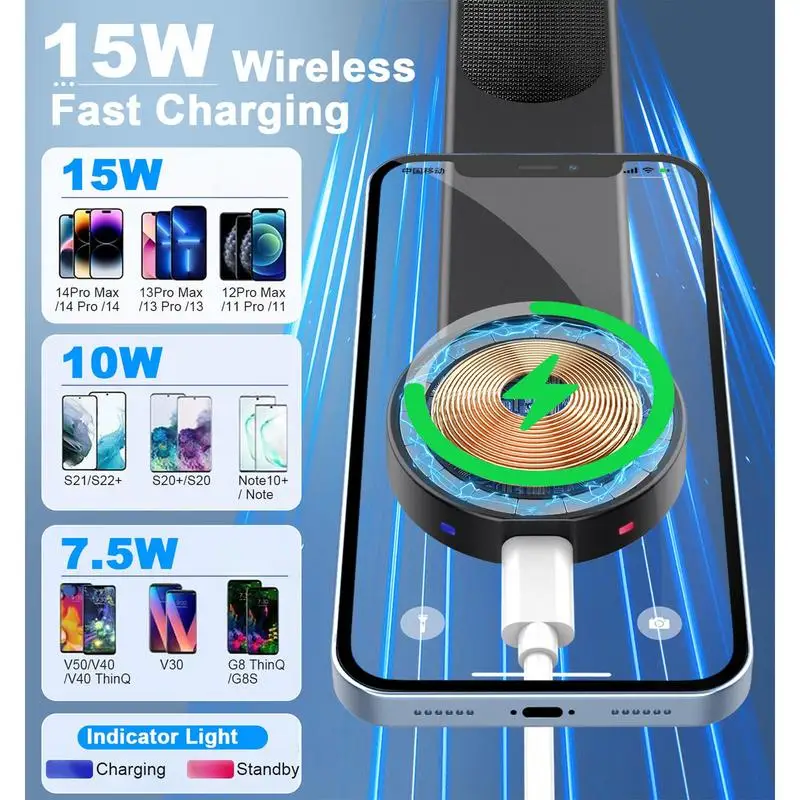 Car Phone Charger Mount Wireless Car Charger For Dashboard Automobile Cradles Windshield Car Phone Stand Air Vent Hands-Free Car