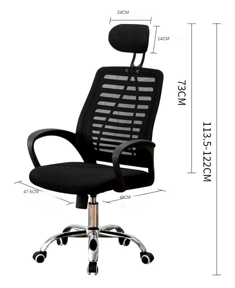 Description Picture 2 of itemHot High-back Comfortable Headrest Computer Swivel Chair, Home Office Staff Conference Chair Dormitory Student Chair