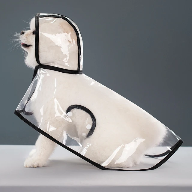 Transparent Pet Raincoat Waterproof 2